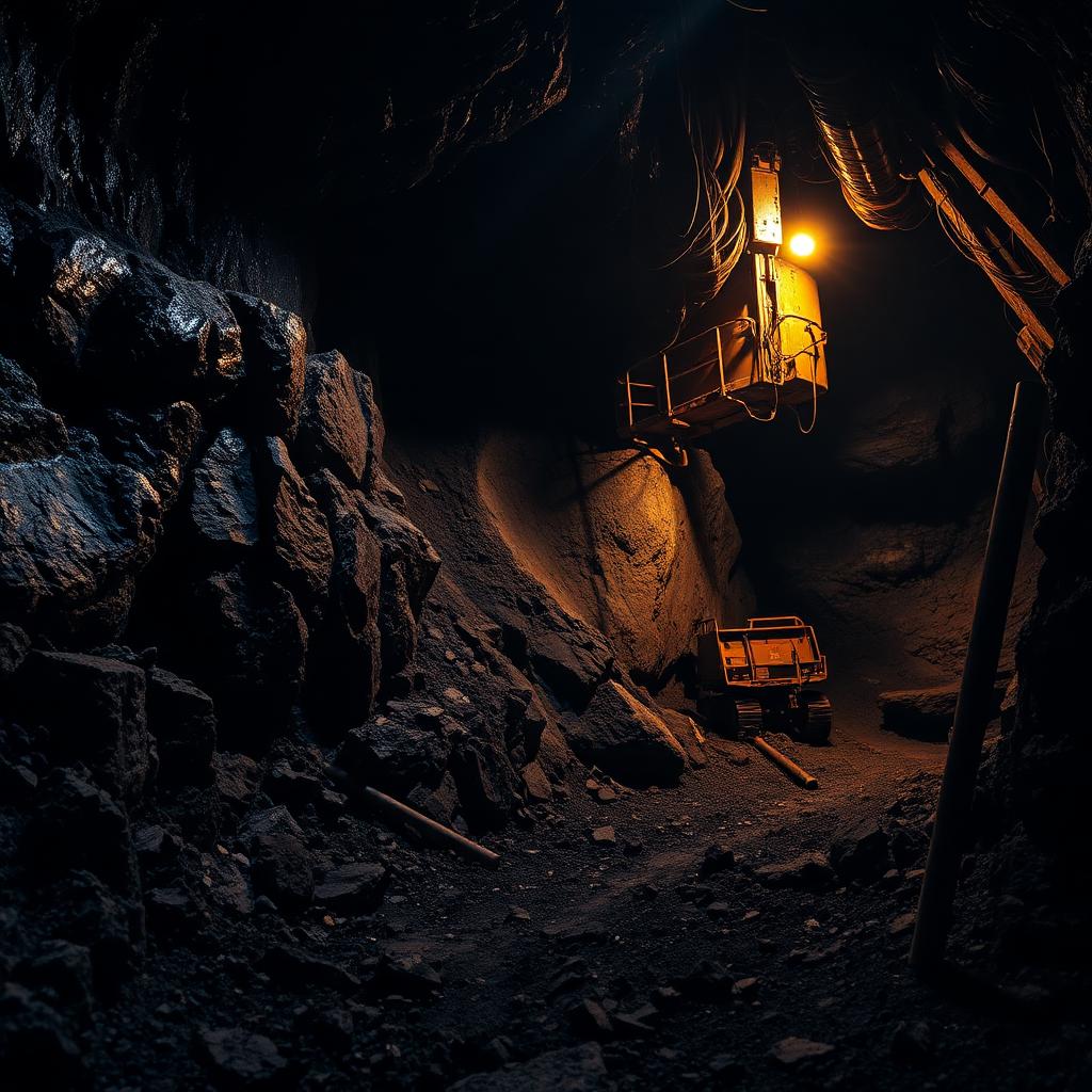 Chrome ore underground mining environment